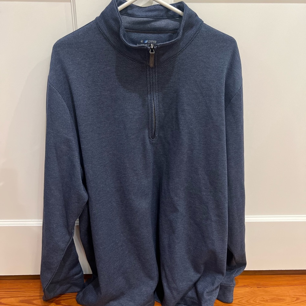Vineyard Vines Men's Dark Blue Zip-Up Sweater